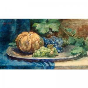 CORNELIE JOSEPHINE WILHELMINA SLAGER 1883-1927,A STILL LIFE WITH GRAPES AND A PUMPKI,1914,Sotheby's 2006-10-17