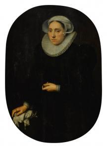 CORNELIS IN T WOUDT Jan,Portrait of a Lady, three-quarter length,wearing a,Sotheby's 2018-10-29