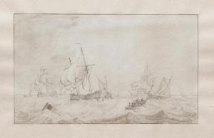 CORNELIS Thim 1759-1813,Dutch shipping scenes the former,1779,Bonhams GB 2022-09-14