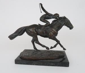 CORNELL David 1935,A JOCKEY ON HORSE,Great Western GB 2021-12-02