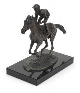 CORNELL David 1935,study of a jockey on horseback,Eastbourne GB 2021-09-08