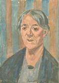 CORNELLI ANTONIUS W 1905-1959,PORTRAIT OF ANDREA DE ZEREGAS MOTHER,1950,Sloans & Kenyon 2015-11-14