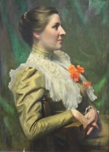 CORNER Thomas 1865-1938,PORTRAIT OF A LADY,Potomack US 2017-11-21