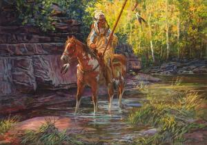CORNIER Guy 1900-1900,Along Oak Creek,Altermann Gallery US 2015-08-15