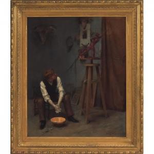 CORNILLIER Pierre Emile 1862-1946,Artist's Studio,1887,Treadway US 2013-09-15