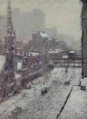 CORNOYER Paul 1864-1923,Winter in the city,Christie's GB 2016-03-29