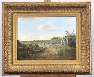 CORNU Jean Jean 1819-1876,Chevreaux dans un paysage rocailleux,1874,Adjug'art FR 2021-03-02
