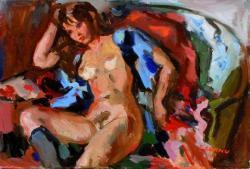 CORNU Pierre 1895-1996,Nu assis.,Blanchet FR 2010-11-17