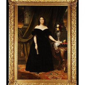 CORNU Sébastien 1804-1870,Retrato de la Marquesa de Casa Riera,Alcala ES 2010-02-17
