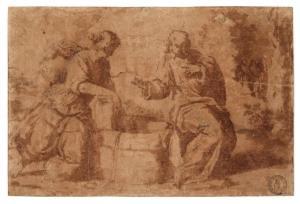 CORONA Leonardo 1561-1605,Le Christ et la Samaritaine au puits,Pierre Bergé & Associés FR 2016-12-14
