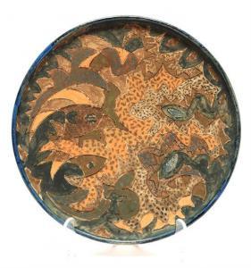 CORONEL MARTIN,Plato de cerámica,Morton Subastas MX 2010-01-28