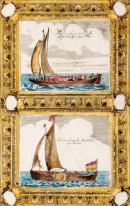 CORONELLI Vincenzo Maria,Barca, che va a Delft, Rotterdam, Gande; Barca che,1690,Finarte 2023-03-09