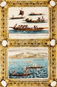 CORONELLI Vincenzo Maria,Canoe o Barche praticate dagli Habitanti della Gui,1690,Finarte 2023-03-09