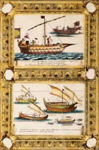CORONELLI Vincenzo Maria 1650-1718,Vincenzo Maria Galera di Goa - Caracole,1690,Finarte 2023-03-09