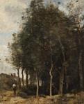 Corot Jean Baptiste Camille 1796-1875,Italianate Forest Glade,Walker's CA 2017-12-12