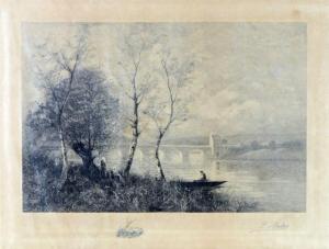 Corot Jean Baptiste Camille 1796-1875,Pêcheur au bord de la rivière,Deburaux & Associ FR 2014-12-14