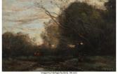 Corot Jean Baptiste Camille 1796-1875,Ruisseau abrité par les arbres,1850,Heritage US 2024-06-04