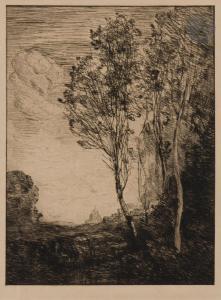 Corot Jean Baptiste Camille 1796-1875,Souvenir d\’Italie,1863,Ader FR 2024-04-03