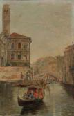 CORRADINI Carlo 1800-1800,Canale veneziano con gondola,Il Ponte Casa D'aste Srl IT 2017-05-19