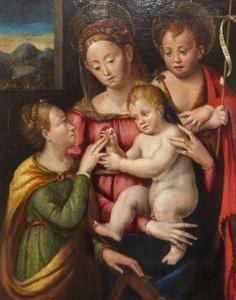 CORREA DE VIVAR Juan 1510-1566,Le Mariage mystique de Sainte Catherine,Mercier & Cie FR 2019-03-31