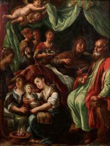 CORREA Juan 1646-1716,La naissance de la Vierge,Daguerre FR 2024-03-22