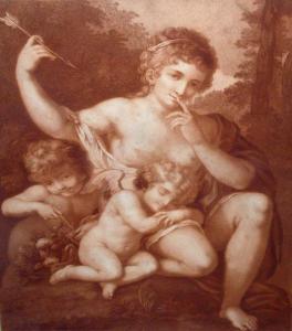 CORREGGIO Josef 1810-1891,Cupid Disarmed by Venus,Keys GB 2013-08-09