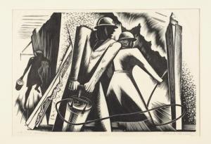 CORRELL Richard V 1900-1900,Two woodcuts.,1942,Swann Galleries US 2006-03-07