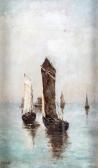 CORRODI Herman David Salomon 1844-1905,Barche a vela,Casa d'Aste Arcadia IT 2019-03-19