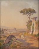 CORRODI Herman David Salomon,Veduta di San Pietro da Monte Mario,1871,Bertolami Fine Arts 2021-02-26