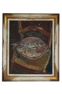 CORSIA Gilbert 1915-1985,Nature morte aux poissons,EVE FR 2022-12-20