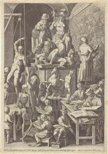 CORT Cornelis 1533-1578,The Academy ofFine Arts,1578,Palais Dorotheum AT 2011-03-24