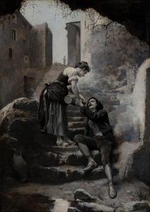 CORTAZZO Oreste 1836-1889,Mila Surprised at the Fountain,Barridoff Auctions US 2023-11-18