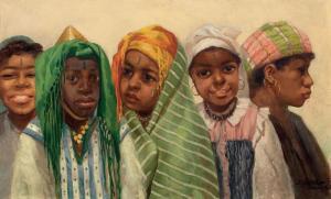 CORTES D 1800-1900,Bambini arabi,1904,Farsetti IT 2012-10-27