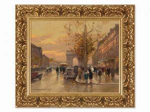 CORTES Edouard Leon 1882-1969,View of the Arc de Triomphe,1965,Auctionata DE 2015-06-24