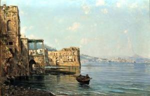 CORTESE Edoardo 1856-1918,Golfo di Napoli,Vincent Casa d'Aste IT 2021-06-10