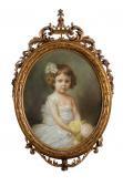 CORVAYA Salvatore 1872-1962,ritratto di bambina,1910,Trionfante IT 2015-06-18