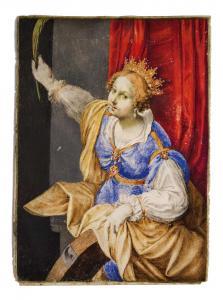 CORVINA Magdalena 1600-1600,Ritratto di Artemisia Gentileschi in veste di San,Wannenes Art Auctions 2019-12-03