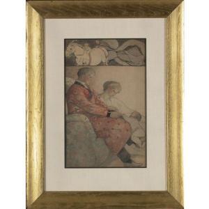 CORY Fanny 1877-1972,The Sandman together with parentsand baby,1907,Sotheby's GB 2011-04-11