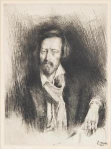 COSCHELL Moritz,Portrait of a Bearded Man (Bildnis eines Heeren),1928,Shapiro Auctions 2024-01-27