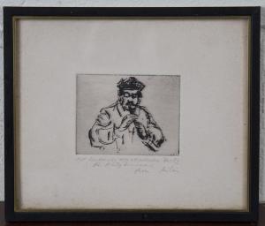 COSMAN Milein,Portrait of a Musician playing a Woodwind Instrume,1983,Tooveys Auction 2021-11-10