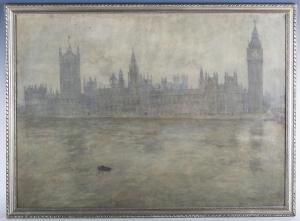 COSSAAR Johannis W. Cornelis 1874-1966,The Palace of Westminster from ,20th century,Tooveys Auction 2023-01-18