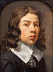 COSSIERS Jan 1600-1671,A portrait of a young man with a flat collar,1645-1655,Venduehuis 2023-11-14