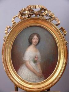 COSSON Claire 1850,Portrait de jeune femme,Pomez-Boisseau FR 2012-09-22