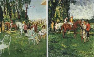 COSSON Marcel Jean Louis 1878-1956,At the races,Christie's GB 2004-03-04