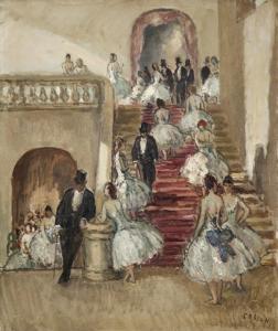 COSSON Marcel Jean Louis 1878-1956,Foyer de l'opéra,Tajan FR 2011-03-31