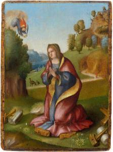 COSTA Lorenzo I 1460-1535,The martyrdom of Saint Catherine of Alexandria,Galerie Koller 2021-10-01