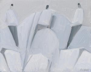 COSTAZZA Iosef 1950,Composition in white,Palais Dorotheum AT 2014-12-17