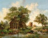 COSTER Jan herman 1846-1920,Landscape in Twente,Glerum NL 2010-06-14