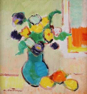COSTINESCU Augustin 1943-2021,Still Life with Flowers and Lemons,Artmark RO 2023-09-25