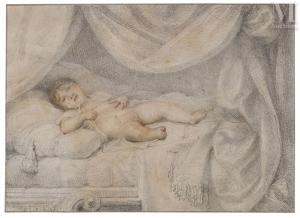 COSWAY Richard 1742-1821,Enfant allongé,Millon & Associés FR 2024-03-21